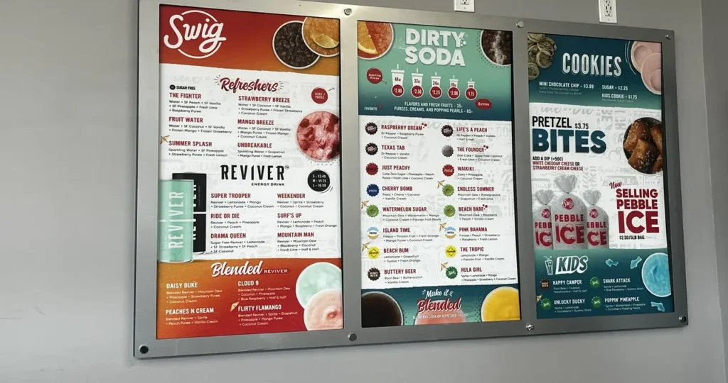 Swig menu PDF