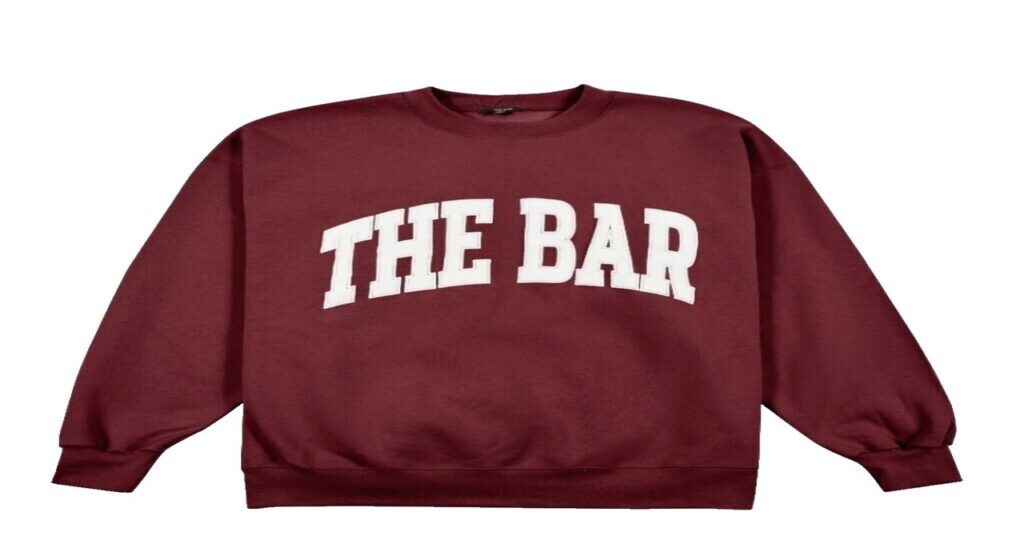 bar sweatshirt