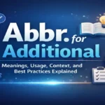 Additional Abbreviation