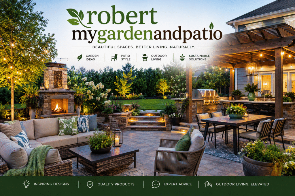 Robert Mygarden and patio