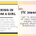 yk meaning in text